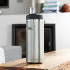 Thermos Icon Stainless Steel Vacuum Insulated Water Bottle, 32 oz., Matte Stainless Steel, (THRIS2332MS4)