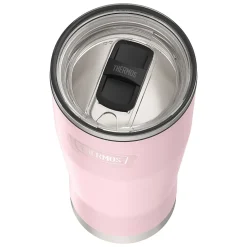 Thermos Icon Stainless Steel Vacuum Insulated Tumbler with Slide Lock, 24 oz., Sunset Pink (IS1122SP4)