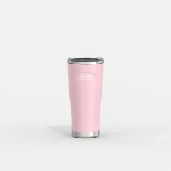 Thermos Icon Stainless Steel Vacuum Insulated Tumbler with Slide Lock, 24 oz., Sunset Pink (IS1122SP4)