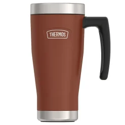 Thermos Icon Stainless Steel Vacuum Insulated Travel Mug, 16 oz., Saddle, (THRIS1002SD4)