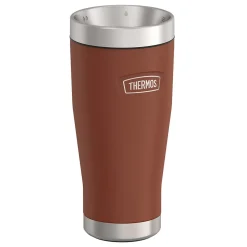 Thermos Icon Stainless Steel Vacuum Insulated Tumbler, 16 oz., Saddle (IS1012SD4)
