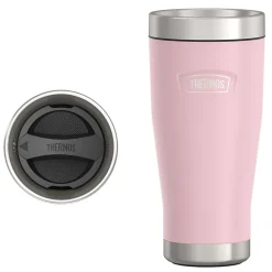Thermos Icon Stainless Steel Vacuum Insulated Tumbler, 16 oz., Sunset Pink (IS1012SP4)