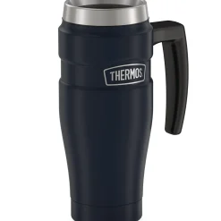 Thermos King Stainless Steel Vacuum Insulated Travel Mug, 16 oz., Midnight Blue (THRSK1000MDB4)