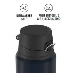 Thermos King Stainless Steel Vacuum Insulated Travel Mug, 24 oz., Midnight Blue (THRSK4000MDB4)