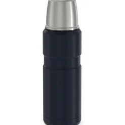Thermos 16-Ounce Stainless King Vacuum-Insulated Stainless Steel Compact Bottle, Midnight Blue (SK2000MDB4)