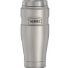 Thermos 16-Ounce Stainless King Vacuum-Insulated Stainless Steel Travel Tumbler, Matte Steel (SK1005MSTRI4)