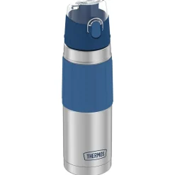 Thermos Stainless Steel Vacuum Insulated Water Bottle, 18 oz., Slate Blue (THR2465SSB6)