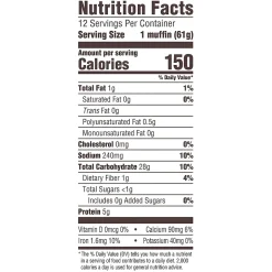 Thomas Original English Muffins, 13 oz., 24/Pack (21702)