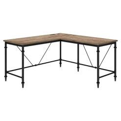 Thomasville Furniture Breslyn 60"W L-Shaped Computer Desk, Crosscut Hickory (SPLS-BRLD-TV)