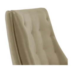 Thomasville Furniture Brooks Ergonomic Bonded Leather Swivel Executive Chair, Taupe (51493-TP)