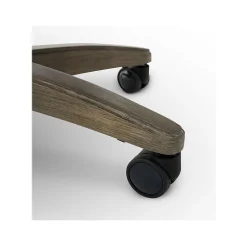 Thomasville Furniture Brooks Ergonomic Bonded Leather Swivel Executive Chair, Taupe (51493-TP)