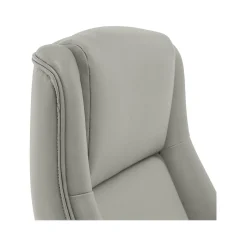 Thomasville Furniture Darius Ergonomic Bonded Leather Swivel Executive Chair, Gray (51490-GRY)