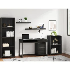 Thomasville Furniture Latimer 2-Drawer Vertical File Cabinet, Pedestal, Burnt Ash, 20.8