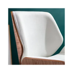 Thomasville Furniture Sansovino Fabric Task Chair, White/Brown (60067)