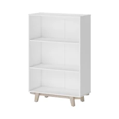 Thomasville Furniture Whitney 3-Shelf 48"H Bookcase, White (SPLS-WHBK-TV)