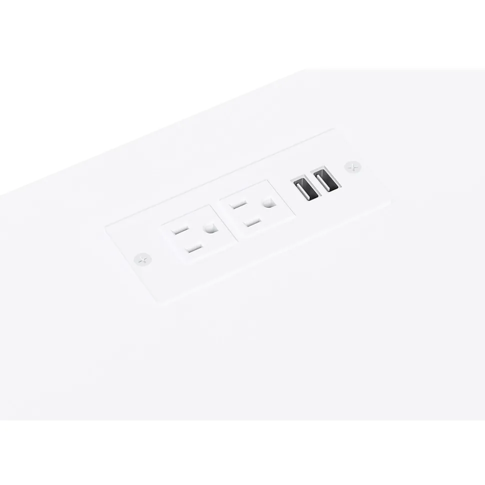 Thomasville Furniture Whitney 48"W Writing Desk, Snowy White (SPLS-WH48D-TV)