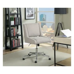Thomasville Lynx Fabric Computer and Desk Chair, Oatmeal (46436)
