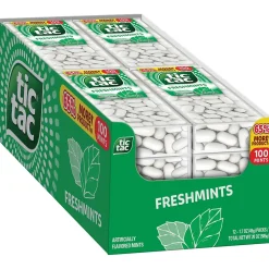 Tic Tac Freshmints, 100 Piece, 1.7 oz., 12/Box (FEU00384)