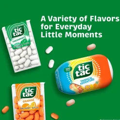 Tic Tac Freshmints, 100 Piece, 1.7 oz., 12/Box (FEU00384)