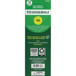 Ticonderoga Beginners Wooden Pencil, 2.2mm, #2 Soft Lead, Dozen (X13308)