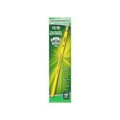 Ticonderoga Dixon Wooden Pencil, #2 Soft Lead, Dozen (13824)