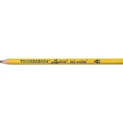 Ticonderoga Laddie tri-write Pencils without Eraser, No. 2, Box of 36 (DIX13044)