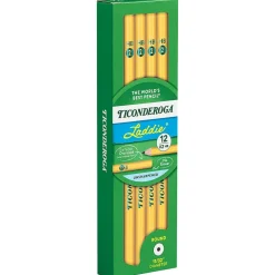 Ticonderoga Laddie Wooden Pencil, #2 Soft Lead, Dozen (X13040)