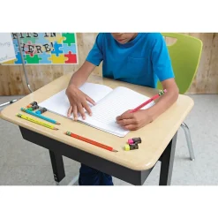 Ticonderoga My First Tri-Write Wood-Cased Pencils, Neon Assorted, 12/Pack, 2 Packs/Bundle (DIX13012-2)