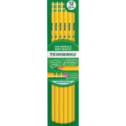 Ticonderoga The World's Best Pencil Wooden Pencil, 2.2mm, #2 Soft Lead, 1440/Carton (X13882X-CT)