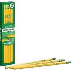 Ticonderoga The World's Best Pencil Wooden Pencil, 2.2mm, #2 Soft Lead, 1440/Carton (X13882X-CT)