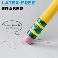 Ticonderoga The World's Best Pencil Wooden Pencil, 2.2mm, #2 Soft Lead, 96/Pack (13872/13882)