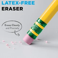 Ticonderoga Woodcase Pencil, 2H, No. 4, Yellow Barrel, 12/Pack