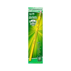 Ticonderoga Wooden Pencils, No. 2.5 Medium Lead, Dozen (13885)