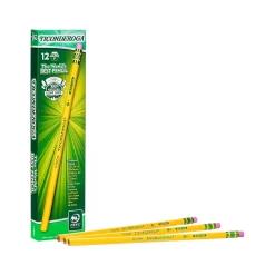 Ticonderoga Wooden Pencils, No. 2.5 Medium Lead, Dozen (13885)