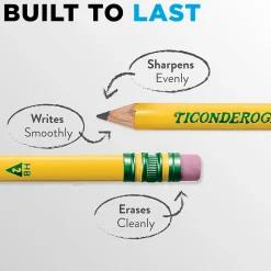 Ticonderoga Wooden Pencil, 0.7mm, #2 Soft Lead, 8/Pack (13852)
