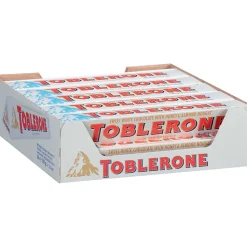Toblerone Swiss White chocolate with Honey-Almond Nougat Candy Bar, 3.5 oz., 20/Pack (304-00027)
