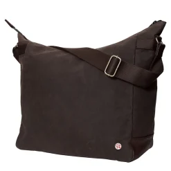 Token Riverside Shoulder Bag, Dark Brown (TK-400-WX DBR)