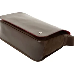 Token Sheridan Nylon Contemporary Messenger Bag, Dark Brown (TK-4576Z-WN DBR)