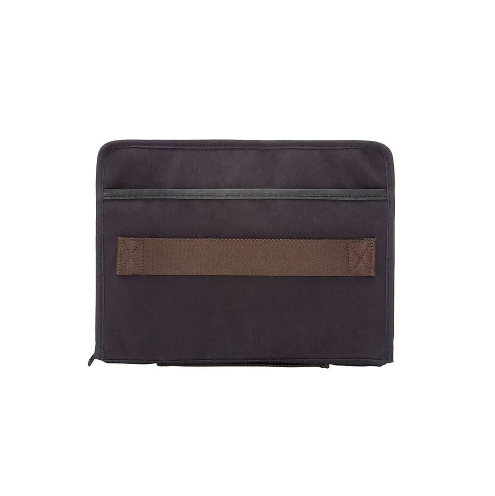 Token Woodlawn Nylon Padfolio with Zipper Closure, Navy (TK-155-WN NVY)