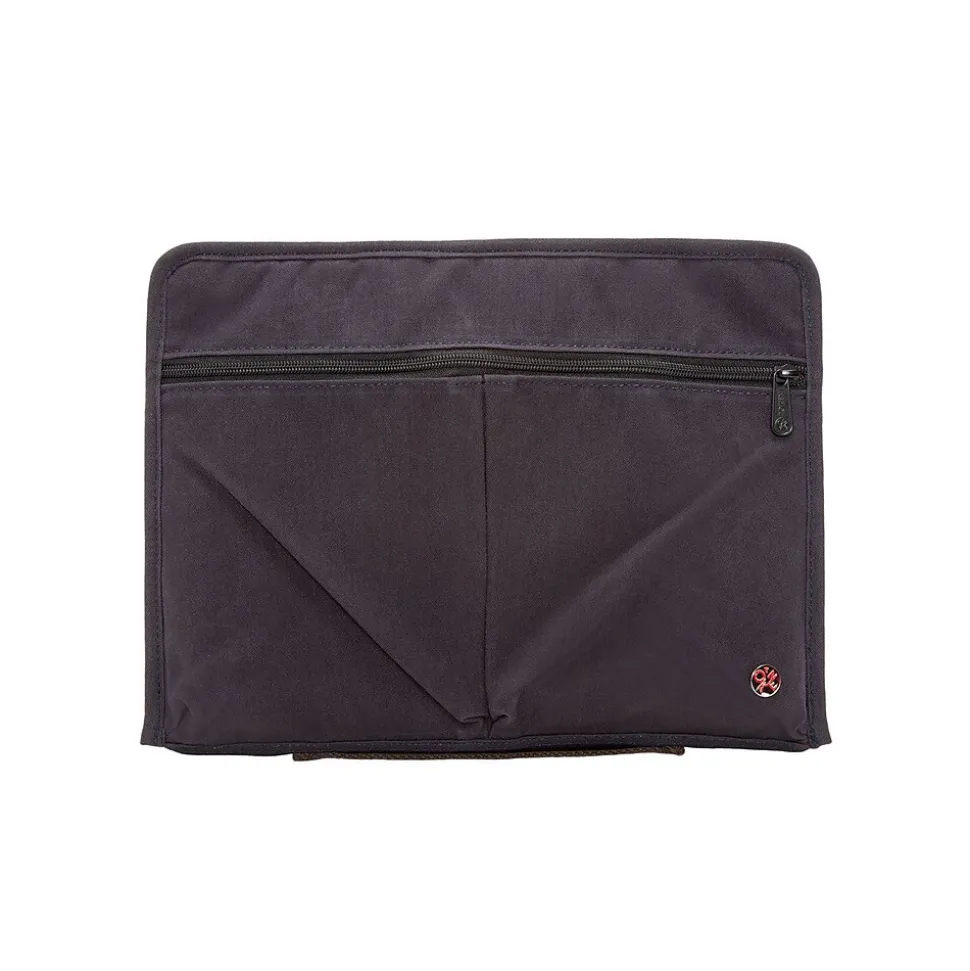 Token Woodlawn Nylon Padfolio with Zipper Closure, Navy (TK-155-WN NVY)