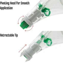 Tombow MONO Hybrid Style Correction Tape, White, 10/Pack (68721)