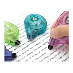 Tombow MONO Retro Correction Tape, White, 4/Pack (68679)