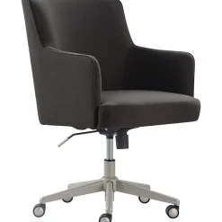Tommy Hilfiger Belmont Ergonomic Twill Swivel Executive Chair, Gray (CHR10061B)