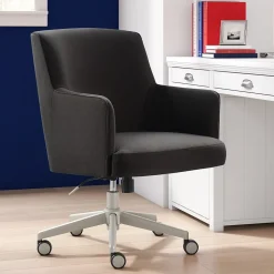 Tommy Hilfiger Belmont Ergonomic Twill Swivel Executive Chair, Gray (CHR10061B)