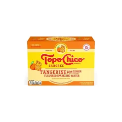 Topo Chico Sabores Tangerine Ginger Sparkling Water, 12 oz., 8 Cans/Pack (412571)