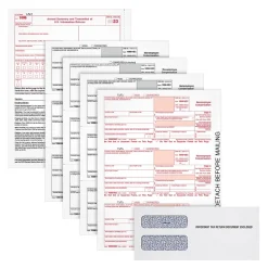 TOPS 2024 1099-NEC Tax Form Kit with Envelopes, 4-Part, 100 Forms/Pack (LNEC4KIT-S)