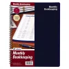 TOPS Bookkeeping Record, 8 Columns, 8.5" x 11", Blue, 32 Sheets/Book (AFR71)