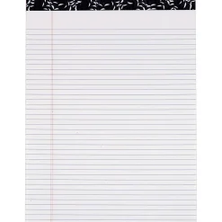 TOPS® Designer Narrow Ruled Pads; Black/White