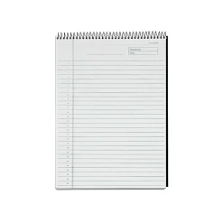 TOPS Docket Diamond Notepad, 8.5" x 11.75", Wide Ruled, Black, 60 Sheets/Pad (TOP 63978)