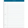 TOPS Double Docket Notepad, 8.5" x 11.75", College, White, 100 Sheets/Pad (TOP 63384)